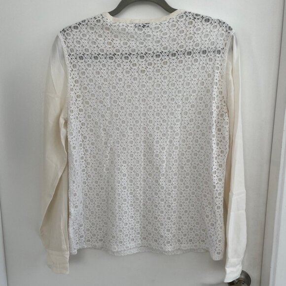 Ivory Lace French Equipment Shirt - Picture 2 of 4